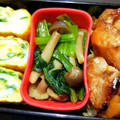 ＊キーツニャン＊'s cooksnap of when they made 簡単☆小松菜としめじのバター醤油炒め.