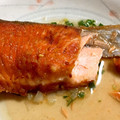 peche0707's cooksnap of when they made お魚は美味しい☆鮭のソテーをねぎソースで.