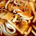 Q1023かんなママ's cooksnap of when they made 簡単！早い！あんかけ卵キムチうどん.