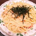 かな茶's cooksnap of when they made 皿一つで出来る！たらこスパゲッティ.
