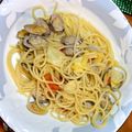マダムキュリー's cooksnap of when they made あさりとキャベツの和風パスタ.