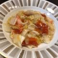 べびみーた's cooksnap of when they made レンジで♪白菜と豆腐のカニカマあんかけ.