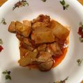 A_Ｋo's cooksnap of when they made 調理師さんレシピ大根と鶏モモ肉のトマト煮.