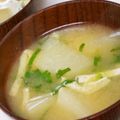なななな♡MaMa's cooksnap of when they made カブと油揚げのお味噌汁.
