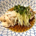 ままゆ。's cooksnap of when they made レンチンで超簡単！蒸し鶏ねぎポン酢♡.