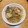 ぷにぷにもみじ's cooksnap of when they made 大根、白菜、豚肉のしょうが煮.