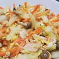 mamikoms's cooksnap of when they made ＄節約おかず＄白菜のツナたま炒め.