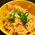 ぱぱちゃん0603's cooksnap of when they made 炊飯器にお任せの鮭ハラスの炊き込みご飯.