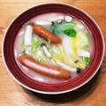 ☻☻☻☻☻☻☻☻☻☻'s cooksnap of when they made 白菜とウインナーのミルククリームスープ.