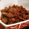 ５６５６３'s cooksnap of when they made こんにゃくと豚肉の甘辛煮.