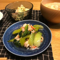 ひろと＾＿＾ママ's cooksnap of when they made ［簡単 中華ドレ 青梗菜 カニカマ和え］.