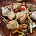 luvhuey's cooksnap of when they made 鶏肉とパプリカのレモン醤油炒め.