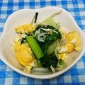 ととろ＆めい's cooksnap of when they made しらすたっぷりチンゲン菜と玉子の炒めもの.