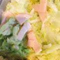 クックHJB3B6☆'s cooksnap of when they made レンジで簡単☆白菜の胡麻マヨサラダ。.