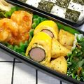 ゆづキッチン's cooksnap of when they made 魚肉ソーセージ★クルクル渦巻きの玉子焼き.