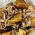 ねぞろ's cooksnap of when they made 時短！さつまいも豚肉舞茸のバターしょうゆ.