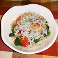 saalalan's cooksnap of when they made オクラとトマトのしらす干し和え.