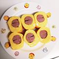 take♪aki♪'s cooksnap of when they made *ハートウインナーの卵焼き*.