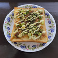 ＊きしろ＊'s cooksnap of when they made かつおぶしとネギのうまうまトースト♡.