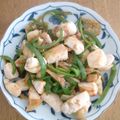 kagaきのこ's cooksnap of when they made ヘルシー♪ピーマンとささ身の鰹節生姜炒め.