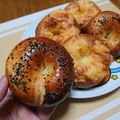 yukiぽぽん's cooksnap of when they made 手捏ねパン♪味噌と白ごまの和風ベーグル.
