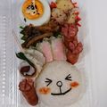 めいめい☆☆☆'s cooksnap of when they made 幼稚園お弁当★LINE コニー キャラ弁.