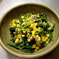 花嫁修行の毬衣さん's cooksnap of when they made きのことほうれん草のコンソメマヨ炒め.