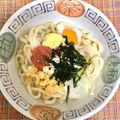 ヒラキシ's cooksnap of when they made 明太釜玉うどん.