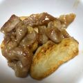 akubi0903's cooksnap of when they made さといもと豚バラのにんにく味噌炒め.