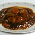 ✯聖夢✯'s cooksnap of when they made 豚挽肉で煮込みハンバーグ.