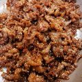 akiyuママ's cooksnap of when they made ☆懐かしい給食の味？！豚肉の甘辛揚げ☆.