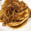 てりもこ's cooksnap of when they made 簡単玉ねぎたっぷり生姜焼き.