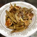 たかーひろ's cooksnap of when they made ささみと牛蒡とネギの黒酢バター炒め.