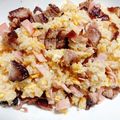 ☆クッキングパンダ☆'s cooksnap of when they made 残った角煮・焼豚で簡単チャーハン♪.