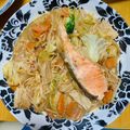 直子ちゃん's cooksnap of when they made ☆簡単時短☆野菜沢山鮭のちゃんちゃん焼き.