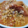 ポパイ474's cooksnap of when they made レンズ豆とソーセージの煮込み.