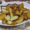 ゆけり３兄弟's cooksnap of when they made *焼き揚げる*皮付きフライドポテト.