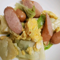 れいちょんぐ's cooksnap of when they made 春キャベツと卵とウインナーの中華炒め.