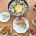 Kanasomeme's cooksnap of when they made あさりと菜の花のフライパン・パエリア.