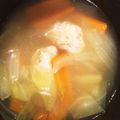 まきろんカフェ's cooksnap of when they made あったか★野菜入り★鶏つみれ汁.