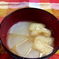 らて♪'s cooksnap of when they made ☺麦みそで作った蕪の味噌汁.