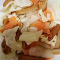 オデッタ's cooksnap of when they made さつま揚げと春キャベツのレンジ蒸し.