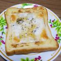 ＊なぁ＊'s cooksnap of when they made ピリリ！醤油チーズにメープル！？トースト.
