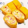 Miella's cooksnap of when they made 残った七草を玉子焼きに.