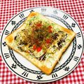 tokotann's cooksnap of when they made お好み焼風トースト.