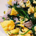 とかげのおかあさん's cooksnap of when they made 卵とほうれん草の炒め物.