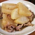 低カロ探検隊's cooksnap of when they made 初心者でも簡単☆豚肉と大根の煮物.