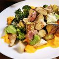 低カロ探検隊's cooksnap of when they made さつま芋とブロッコリーのホットサラダ.