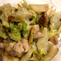 akitam529's cooksnap of when they made 白菜と鶏肉の味噌マヨ炒め.