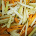 すずマロ's cooksnap of when they made 人参と大根の皮で！ナムル風きんぴら.